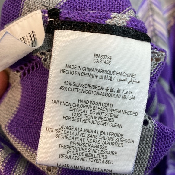 BCBGMAXAZRIA Womens Mini Dress Sleeveless Knit V Neck Multicolor Small - Picture 4 of 7